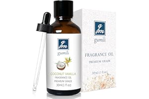 GM Gumili Coconut Vanilla Fragrance Oil, Perfume Oil, Home Scent Oils for Soaps, Candle Making, Dryer Balls, Diffusers, Laundry, Slime -1 oz /30ml
