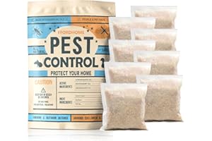 FfordHome Pest Control Pouches Mosquito Repellent Mice, Rats, Ants, Cockroaches, Moths, and Other pests Peppermint Oil Mouse Repellentrat Repellent for House(8p)