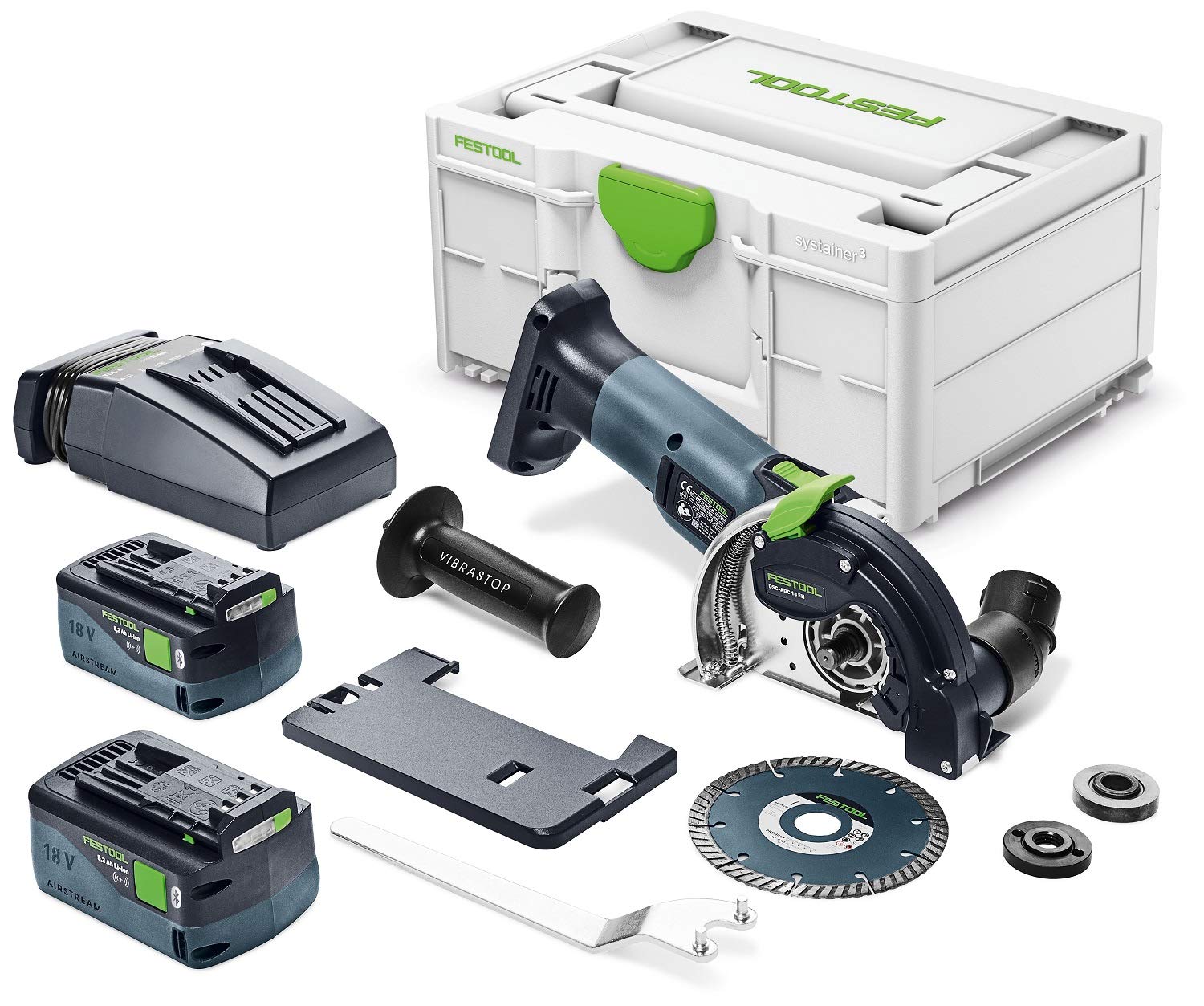 Festool Cordless Freehand Cutting System Dsc-Agc 18-125 Fh 5,2 EBI-Plus
