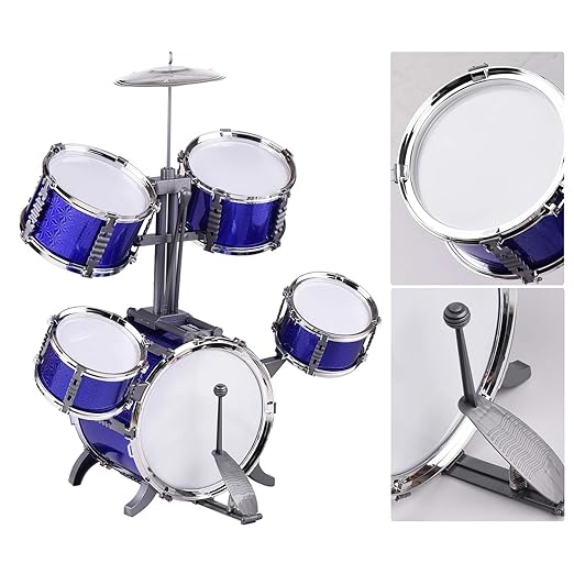 increible bateria para niños 5 tambores