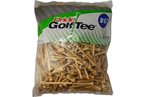 Pride Golf Tee, 3-1/4 inch Deluxe Tee, 400 Count
