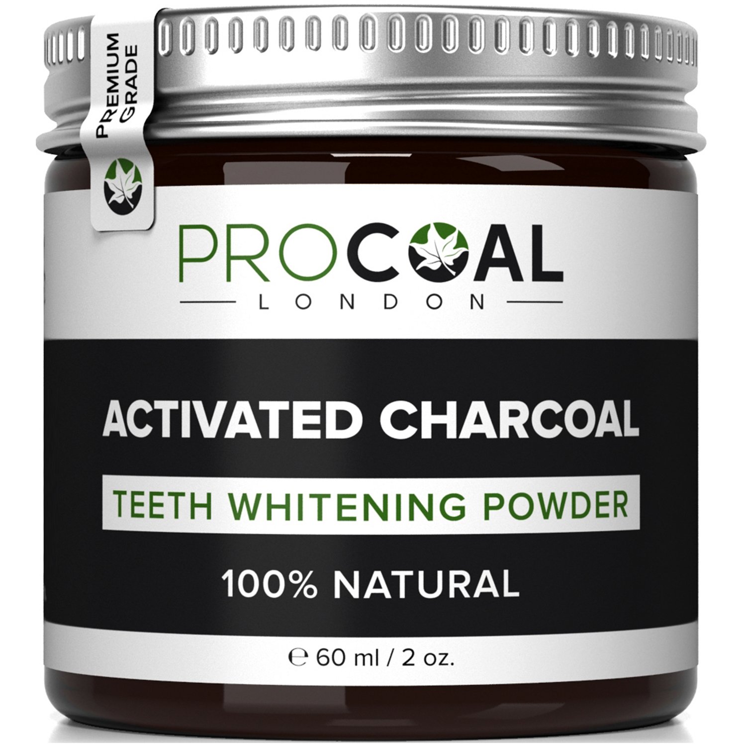 Activated Charcoal Teeth Whitening Powder By PROCOAL 100 Natural