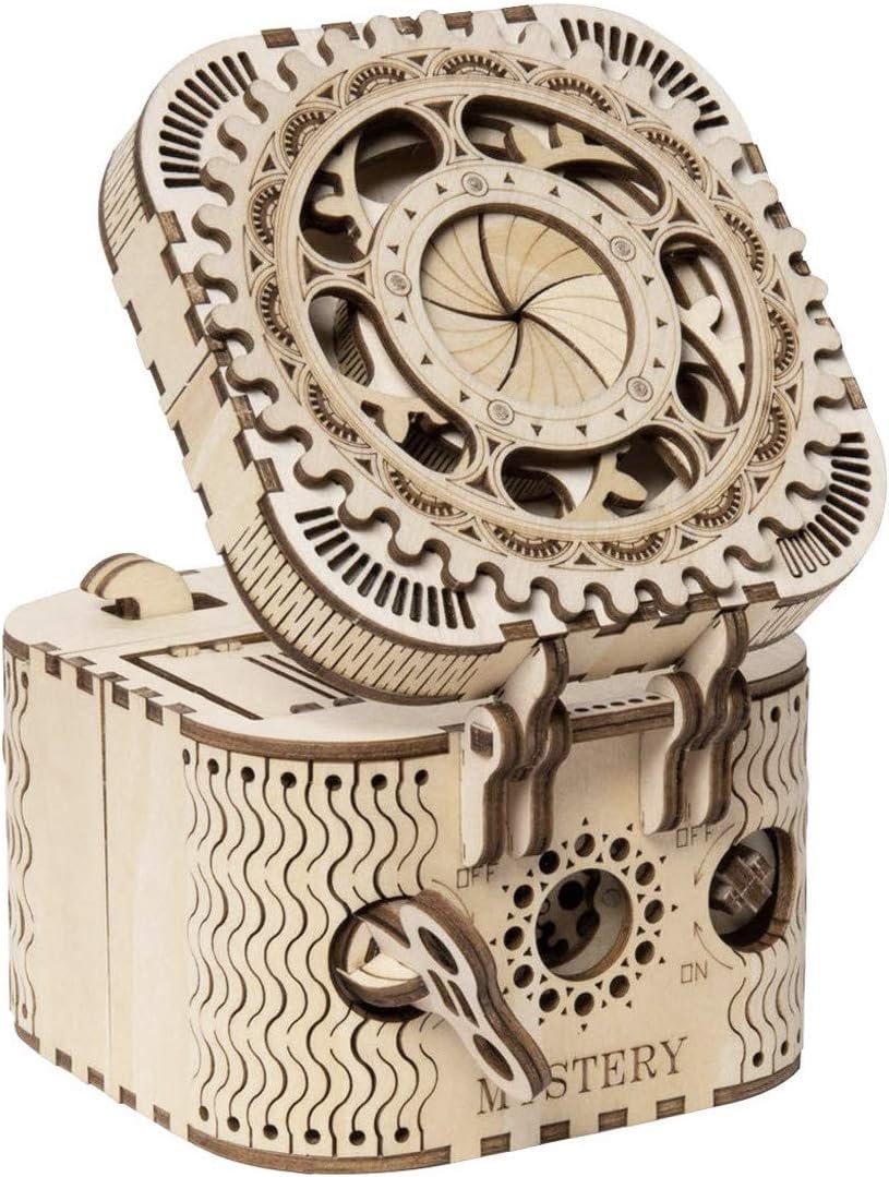 ROKR 3D Wooden Puzzle Mechanical Model Kits for Teens and ...