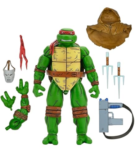 Amazon.com: NECA Leonardo Mirage Comics Action Figure 18Cm : Toys