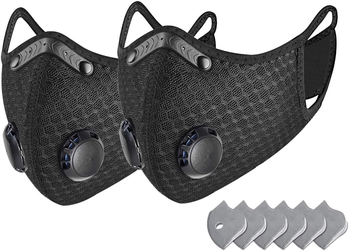 Casy Mall Pack of 2 M Covers [2nd Generation] With 6 Extra Active Carbon Filters