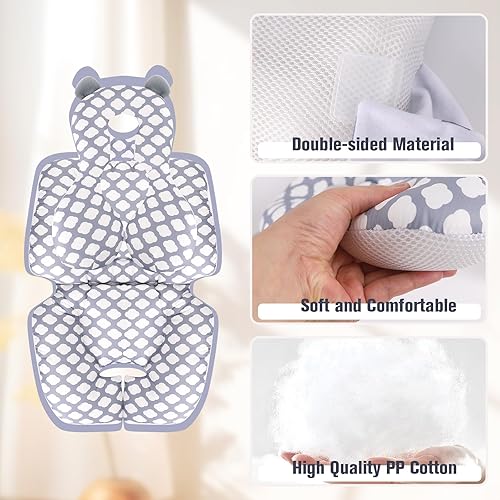 Infant Car Seat Head Support KAKIBLIN Infant Car Seat Insert For
