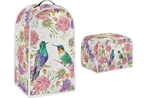 Upetstory Hummingbird Blender Cover Toaster Covers Bread Maker Cover Kitchen Blender Dust Covers Stand Mixer Case Coffee Maker Appliance Cover for Home Kitchen Indoor