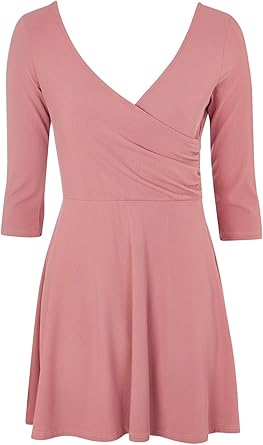 pink wrap dress uk