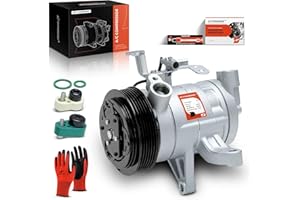 A-Premium Air Conditioner AC Compressor with Clutch Compatible with Subaru Forester 2014-2018, Impreza 2012-2016 2.0L, Crosstrek 2016-2017, XV Crosstrek 2013-2015, GAS only