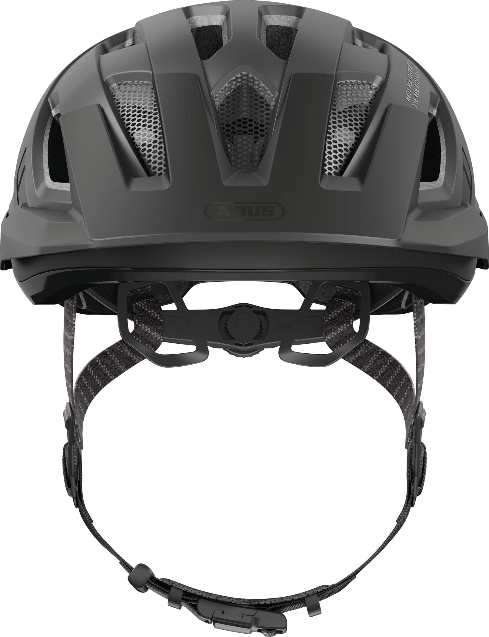 ABUS Urban-I 3.0 ACE city helmet - sporty bike helmet with LED rear light, extended peak and magnetic fastener - for men and women