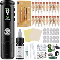 Amazon.com: Dragonhawk A1 Pro Wireless Tattoo Gun Kit for