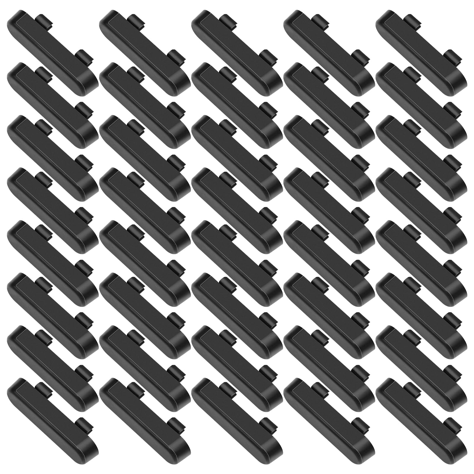 LICQIC Weep Vent Cover, Window Drain Caps, Weep Hole Drainage Covers Double Glazing, for Doors and Windows, 40 Pcs Black