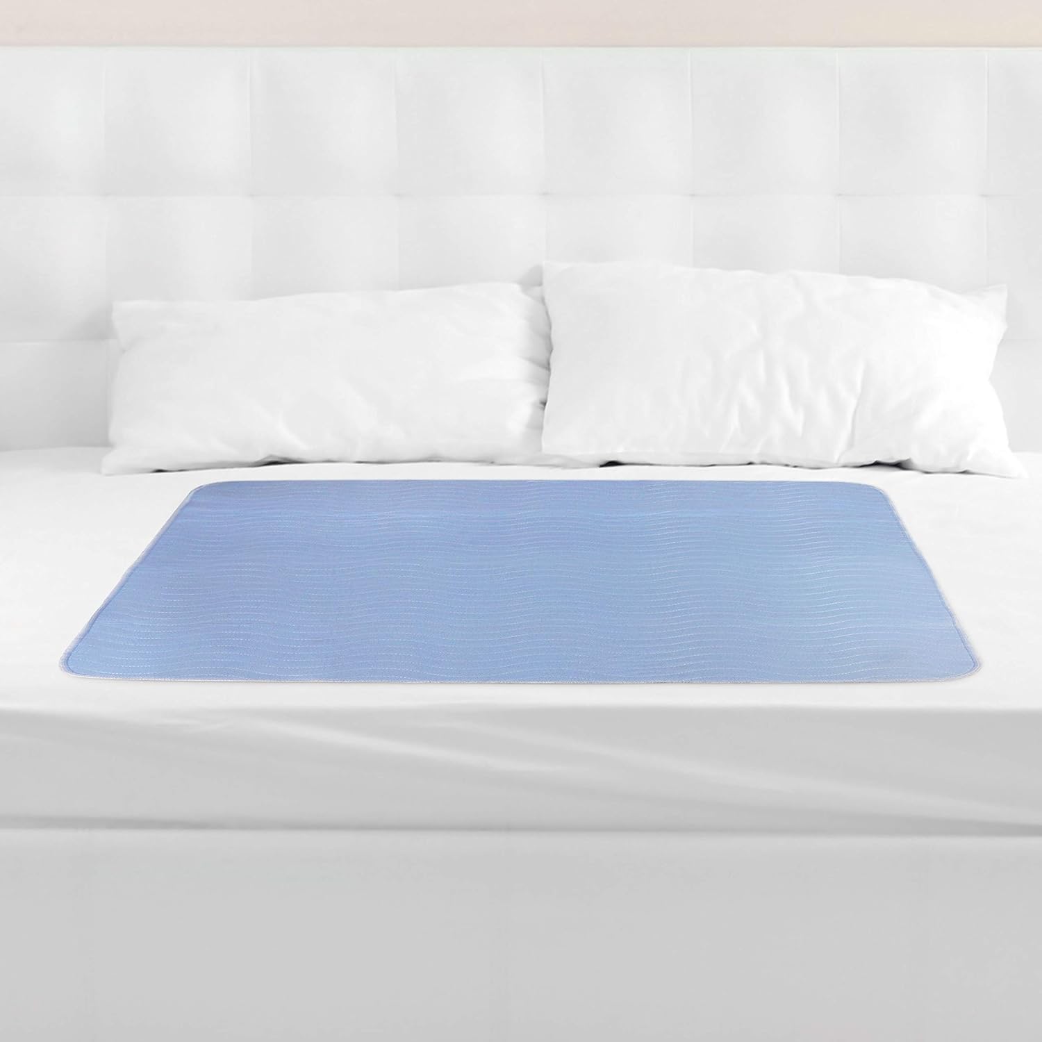 Utopia Bedding Waterproof Incontinence Underpads 34" x 36" (Pack of 4) - Washable and Reusable Bed Pads - Quilted and Absorbent Protector Pads for Adults and Kids (Blue): Health & Personal Care
