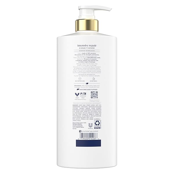 DOVE CONDITIONER 4 PACK INTENSIVE REPAIR FOR DAMAGED HAIR WITH BIO-PROTEIN CARE TECHNOLOGY AND AMINO SERUM 28 FL OZ