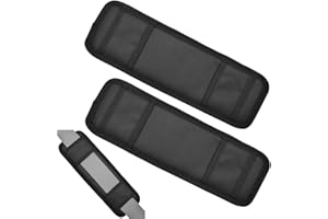 Liyquint 2pcs Premium Tie Down Strap Protective Sleeves for Boat Trailers - Universal 12x4in Oxford Covers for Ratchet Straps