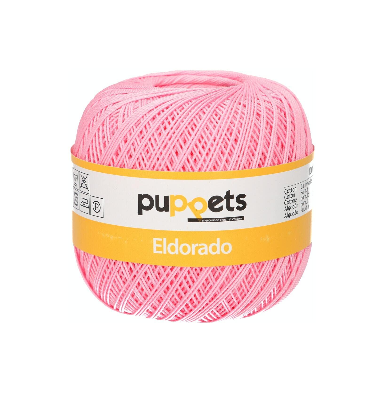 Puppets Crochet Yarn, Cotton, 7511, Pink โ image 1