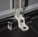 Palram Canopia SkyLight Tool Shed 4x3 Dark Grey Polycarbonate Rust Resistant UV view 3