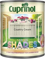 Cuprinol Garden Shades Exterior Woodcare Country Cream 1 Litre view 2