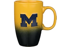 The Memory Company Officially Licensed NCAA 22oz Ceramic Ombre Sculpt Tall Mug - Premium Collegiate Drinkware, Perfect for Hot & Cold Beverages, Ceramic, Team Spirit Drinkware for Fans & Collectors
