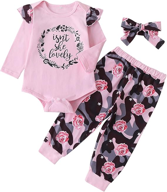 Toddler Baby Girl Clothes Spring Long Sleeve Ruffle Tops