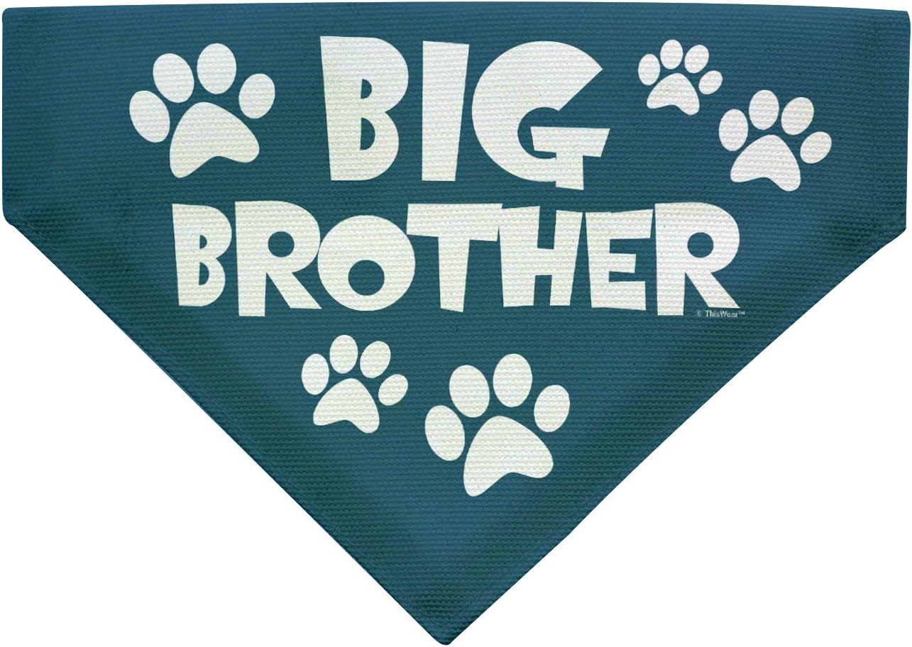 promoted to big brother dog bandana