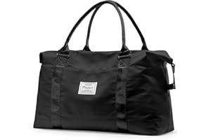 HYC00 Travel Duffel Bag,Sports Tote Gym Bag,Shoulder Weekender Overnight Bag for Women