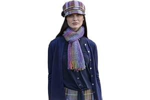 MUCROS WEAVERS Newsboy Hat for Women's Cap 8 Panel Wool Made in Ireland
