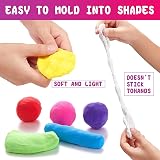 QMay Air Dry Clay 24 Colors Ultra Light No Bake Non-Toxic Modeling Clay Kit view 7