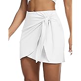M MOTEEPI Skorts for Women Dressy Casual 2026 Tennis Golf Wrap Skirts with Shorts Pockets Tummy Control Atheltic Pickleball
