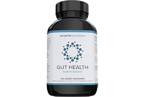 SMARTERNUTRITION Smarter Gut Health Probiotics - Superior Digestive & Immune Support from 100% Soil-Based Probiotic - Includes Premium Prebiotic Preticx to Help Keep Good Bacteria Healthy & Growing (30 Servings)