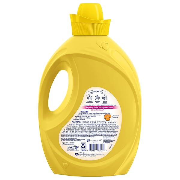 SUAVITEL COMPLETE LIQUID FABRIC CONDITIONER, LAUNDRY FABRIC SOFTENER WITH FABRIC PROTECTION TECHNOLOGY, MORNING SUN, 100 FL OZ, ENOUGH LIQUID FOR 100 SMALL LOADS
