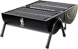 Marko Outdoor Portable BBQ Barrel Grill Steel Table Top Charcoal Camping view 6