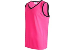 Pullonsy Men's Mesh Athletic Basketball Jersey V-Neck Hip Hop Sports Shirts Fans Tank Top