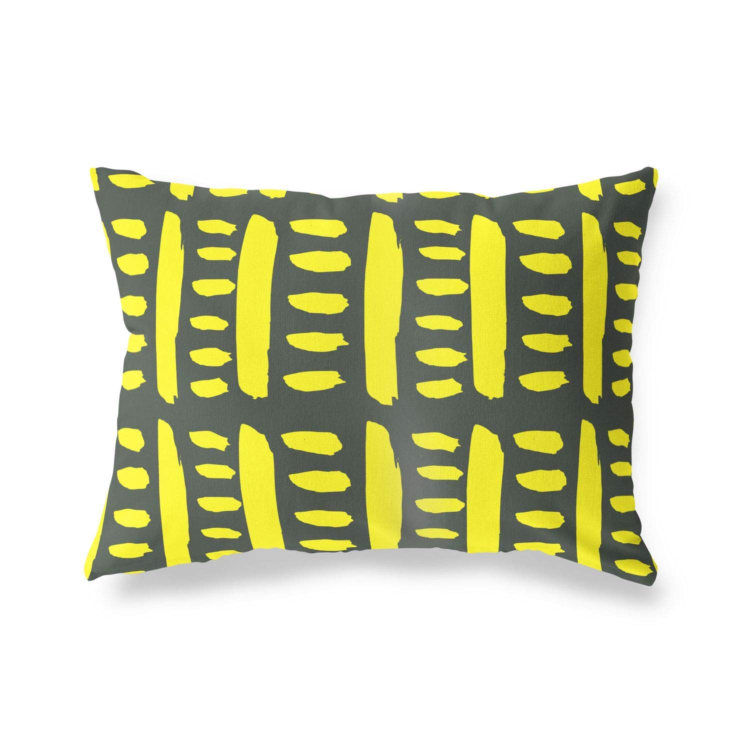 BonaMaison Decorative Cushion Cover, Neon Yellow-Fume Throw Pillow Covers, Home Decorative Pillowcases for Livingroom, Sofa, Bedroom, Size: 45X60 Cm - Designed and Manufactured in Turkey