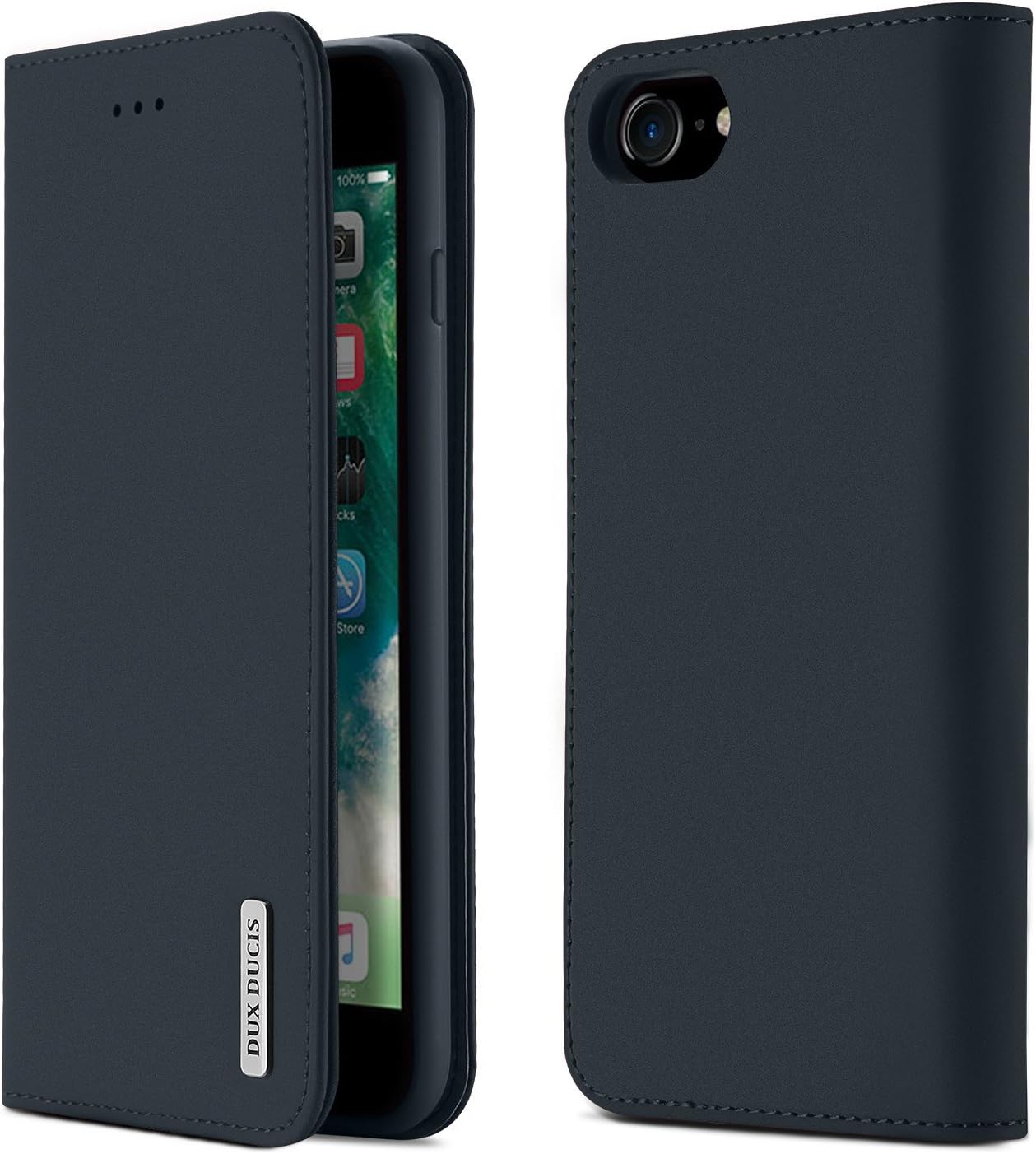 GANGXUN iPhone SE 2020 Case,iPhone 7/8 Flip Folio Cover with Kickstand