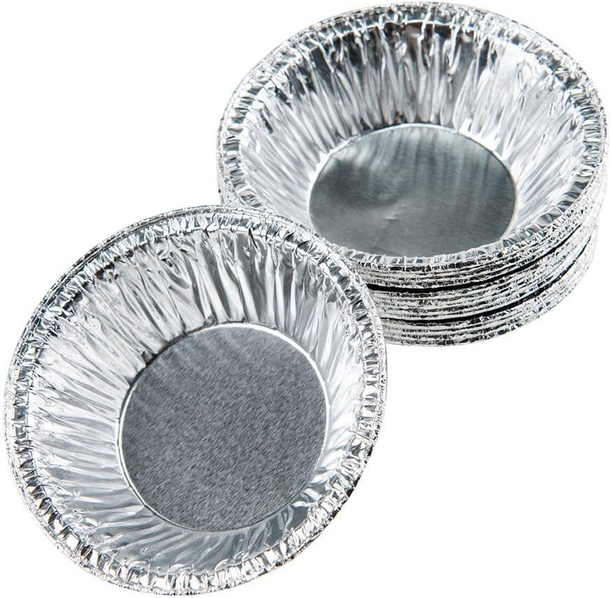 Disposable 2.5" Aluminum Foil Tart/Pie Pans Mold (250 Pack)