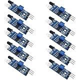 HiLetgo 10pcs IR Infrared Obstacle Avoidance Sensor Module for Arduino Smart Car Robot 3-Wire Reflective Photoelectric for Ar