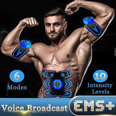 FJJSQ EMS Estimulador de músculos Abdominales Inicio EMS Smart ...