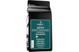 Lifeboost Coffee Medium Roast Ground Coffee - Low Acid Single Origin USDA Organic Coffee - Non-GMO Ground Coffee Beans Dark R