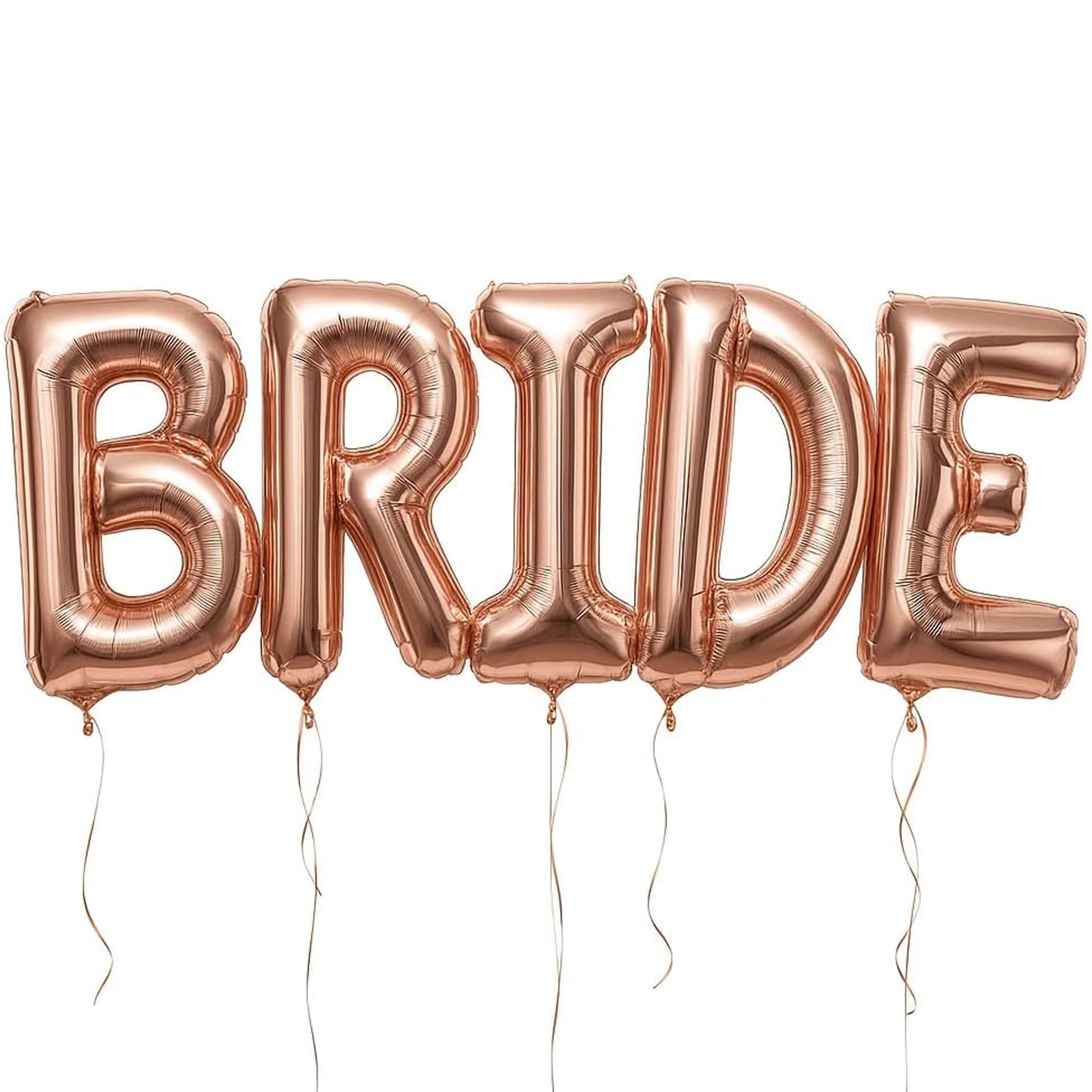 Photo 1 of KatchOn, Giant Bride Balloons Rose Gold - 40 Inch | Bachelorette Party Decorations | Rose Gold Bride Balloons for Bridal Shower Decorations | Bridal Shower Balloon | Bachelorette Balloon