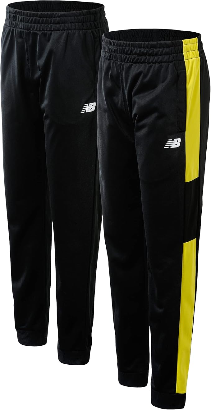 New Balance Boys' Athletic Sweatpants 2 Pack Performance Tricot