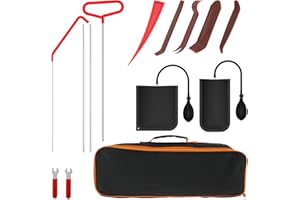 PTMTFYL Stainless Steel Assorted 5th Wheel Pin Puller, 66 Inch Garage Door Pull Hook, Pull Hook J-Hook Tool Set, Long Distance Hook Tool, Portable Car Emergency Hook Tree Cleaning Hook