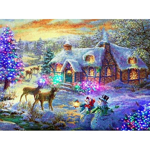 Rameng- -- Bordado Diamante Paisaje Plein DIY Hechos a Mano ...
