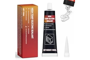 INNOVAYOU 100ml Clear Oven Heat Resistant Glue 100ml, Fill Cracks High Temperature Adhesive, for Oven, Grill, Microwave