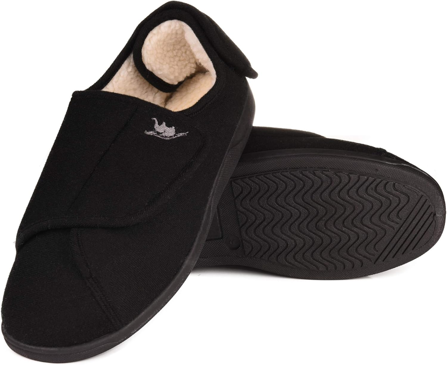 Women's 80D Memory Foam Diabetic Slipper with Adjustable Closures