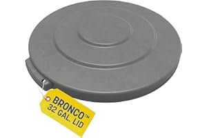 Sparta Bronco Lid for 32 Gal. Trash Can, Durable, Food-Safe, NSF and HACCP-Compliant, Lid for Commercial Use (Container Sold 