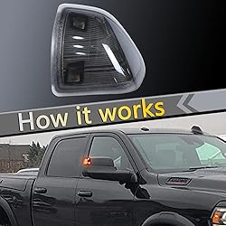 YMHHefy LED Side Mirror Turn Signal Light Two Wire