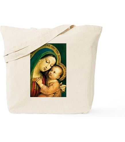 CafePress Our Lady Of Mt Carmel Tote Bag | Natural Canvas Reusable Shopping Bag