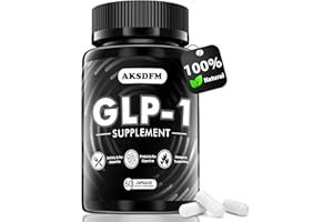 AKSDFM GLP-1 Supplement, GLP Activate Natural Formula, GLP 1 Support for Gut, Digestion, Energy, GLP-1 Levels & Overall Health, Take Before Meal - 60 Capsules