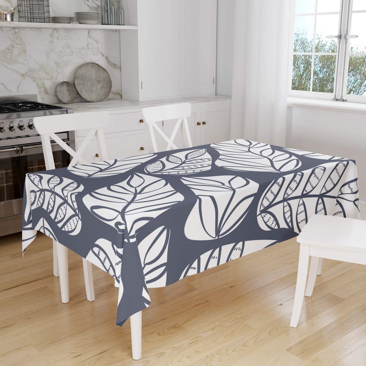 Bonamaison Kitchen Decoration, Tablecloth, 140cm x 160cm - Designed and Manufactured in Turkey